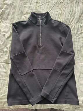 Express Men's Half-Zip Pullover Sweatshirt - Black